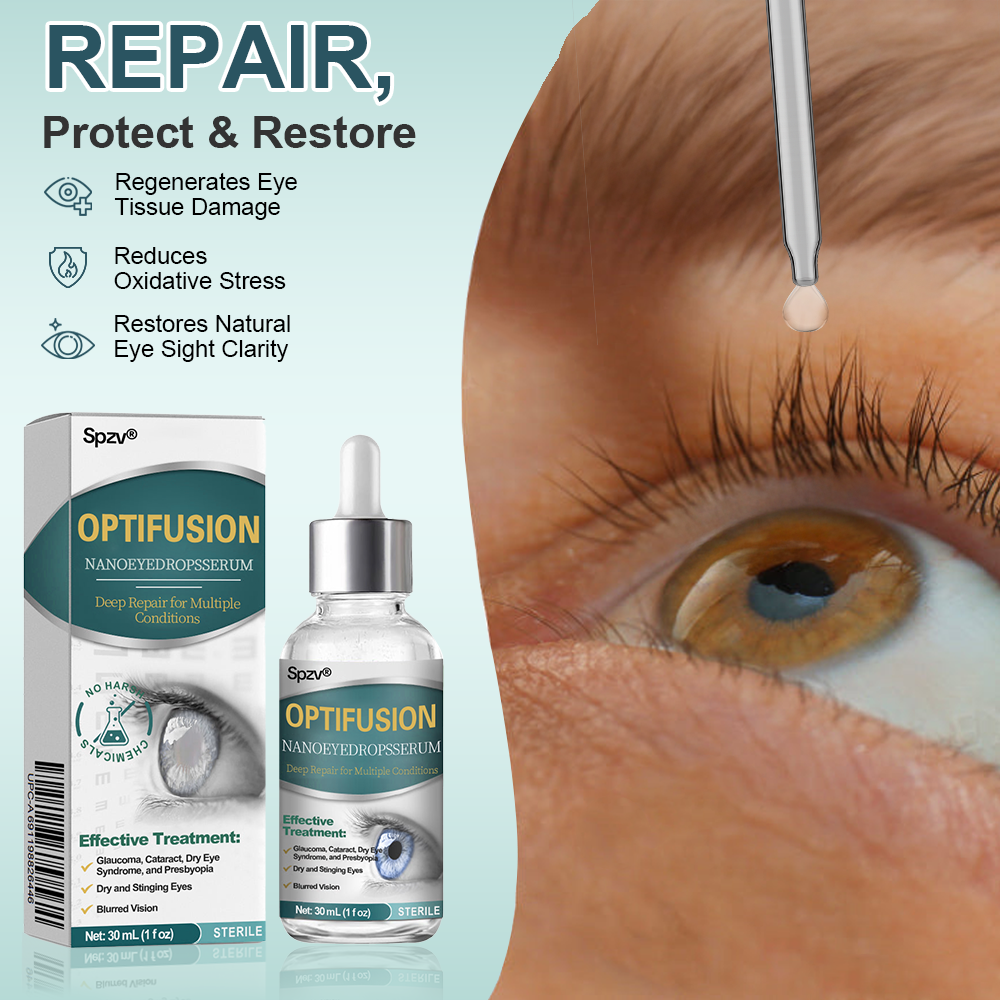 Spzv® OptiFusion Nano очен серум 👩⚕️ Нанотехнология за възстановяване на ясно зрение, без очила, без операция ⏰