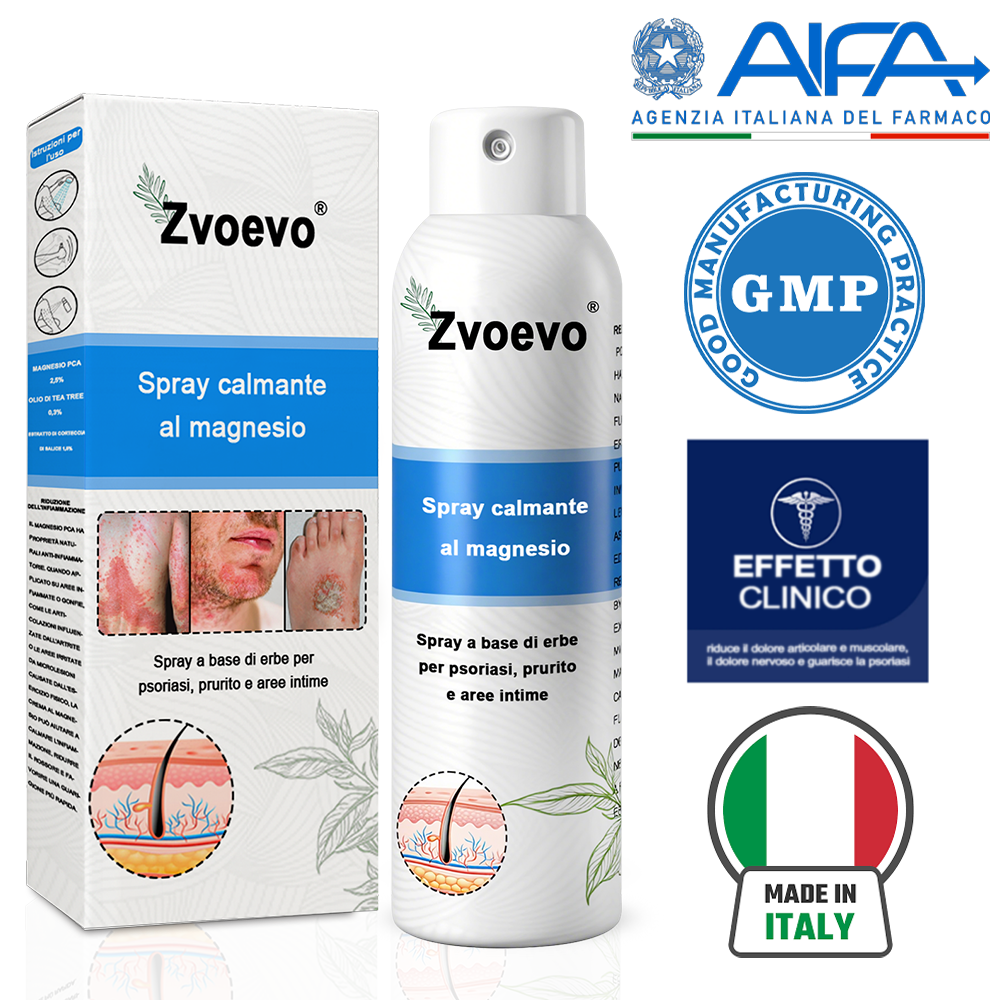 Официален магазин: Zvoevo® Спрей с магнезий и натурални билки за псориазис ☘️(Облекчава псориазис и екзема, подобрява бактериални инфекции в гениталната зона, третира акне и брадавици, облекчава ставни и невропатични болки)🟡