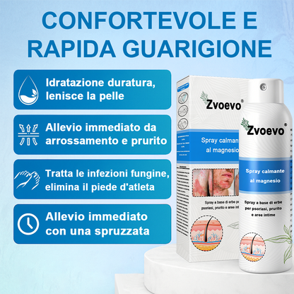 Официален магазин: Zvoevo® Спрей с магнезий и натурални билки за псориазис ☘️(Облекчава псориазис и екзема, подобрява бактериални инфекции в гениталната зона, третира акне и брадавици, облекчава ставни и невропатични болки)⏰