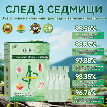 Съответства на DFN 𝑆𝑇𝐷𝐸𝐼®𝐺𝐿𝑃-1 Отслабване Орален разтвор - 👩🏻‍⚕️Подходящо за хора с затлъстяване, сърдечно-съдови заболявания, диабет, сънна апнея, проблеми със ставите и други⏰