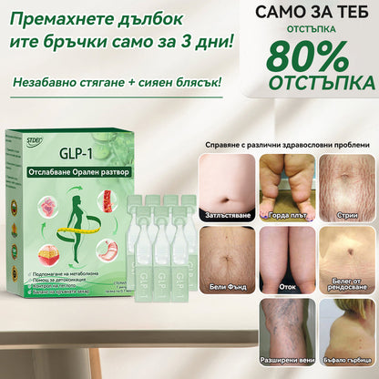 Съответства на DFN 𝑆𝑇𝐷𝐸𝐼®𝐺𝐿𝑃-1 Отслабване Орален разтвор - 👩🏻‍⚕️Подходящо за хора с затлъстяване, сърдечно-съдови заболявания, диабет, сънна апнея, проблеми със ставите и други⏰
